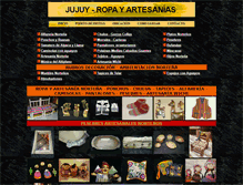 Tablet Screenshot of jujuyartesanias.com.ar